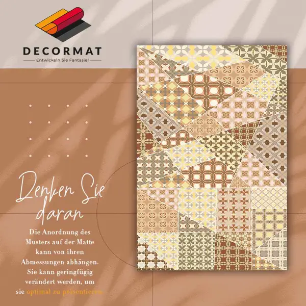 Tapis vinyle Collage antique