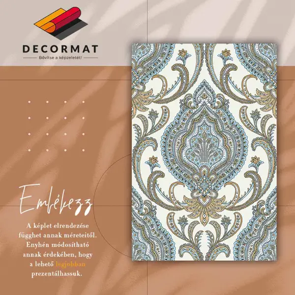 Tapis vinylique Texture Paisley