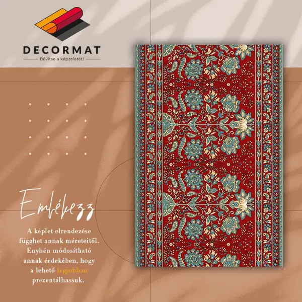 Tapis vinyle Fleurs paisley