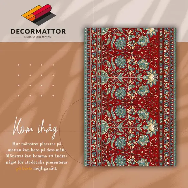 Tapis vinyle Fleurs paisley