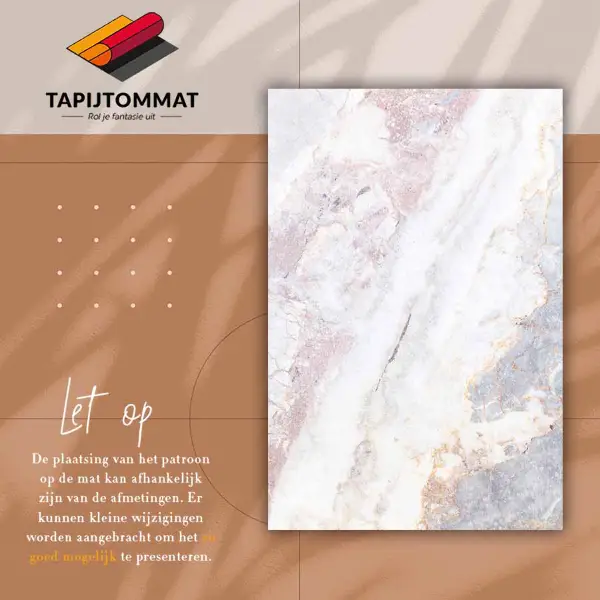 Tapis vinyl Sol en marbre