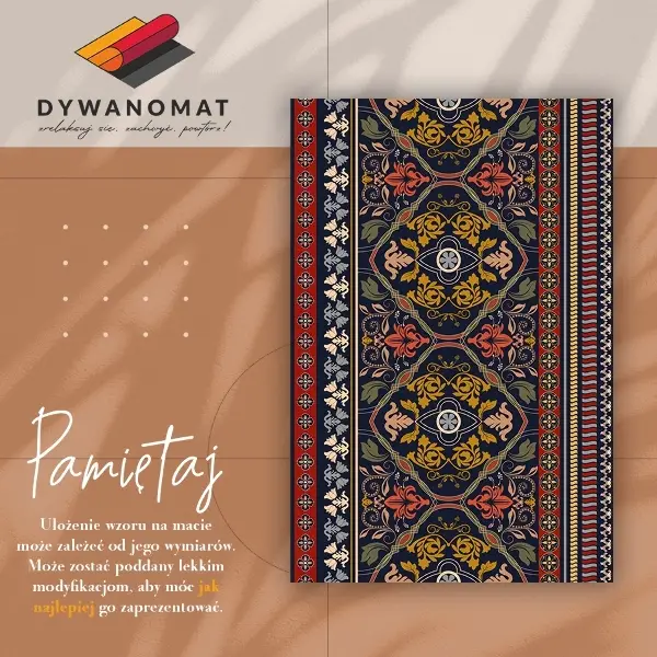 Tapis vinyl Motif de boho floral