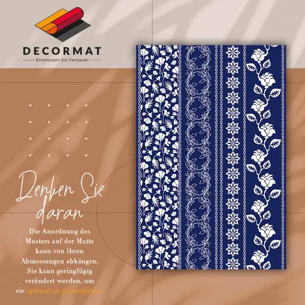 Tapis vinyle Fleurs du sentier