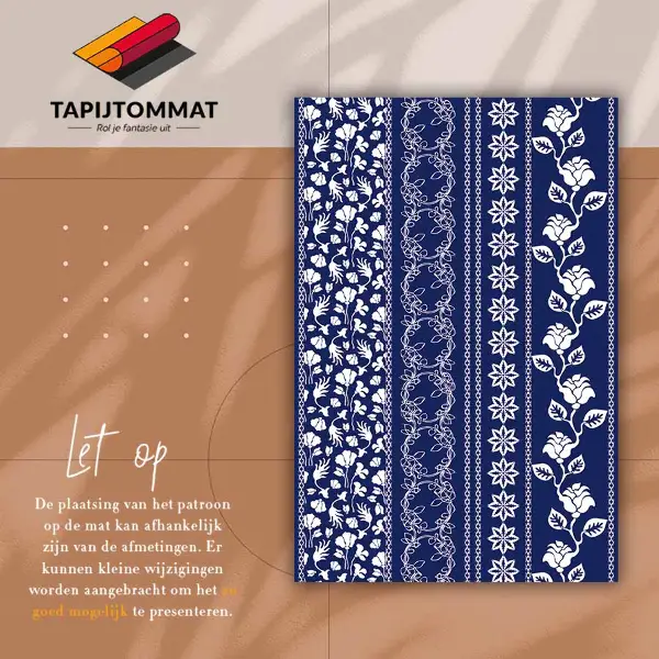 Tapis vinyle Fleurs du sentier