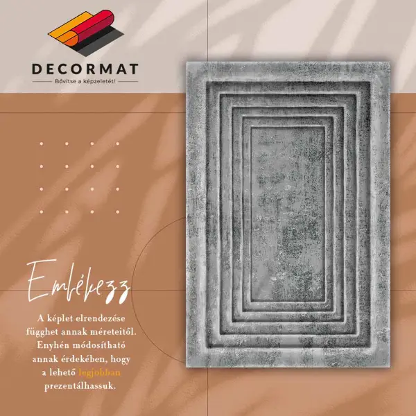 Tapis vinyle Cadres concrets