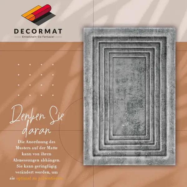 Tapis vinyle Cadres concrets