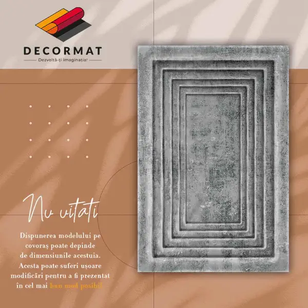 Tapis vinyle Cadres concrets