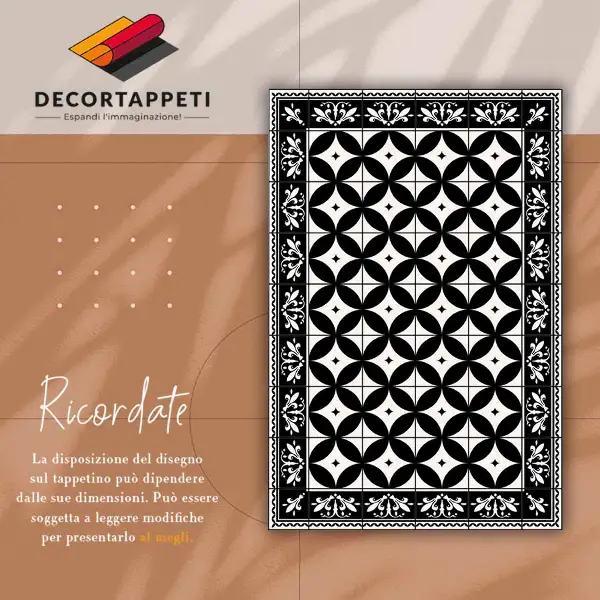 Tapis vinylique Carrelage