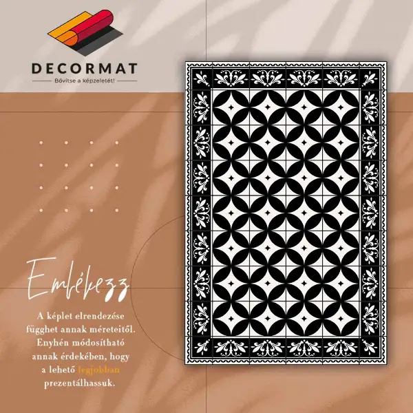 Tapis vinylique Carrelage