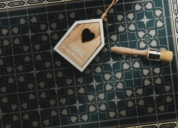 Tapis en vinyl Étoiles géométriques