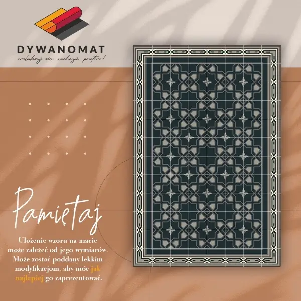 Tapis en vinyl Étoiles géométriques