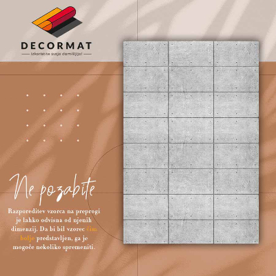 Tapis vinyle Cube concret