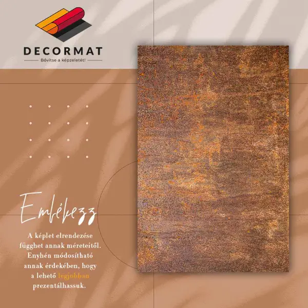 Tapis vinyl Feuille rouillée