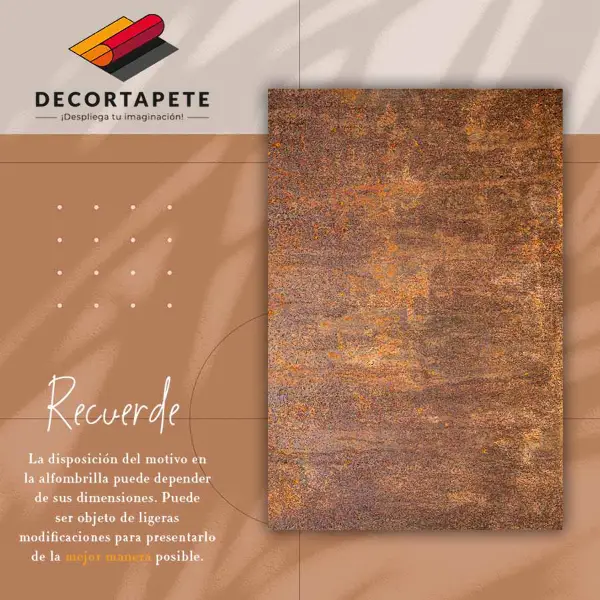 Tapis vinyl Feuille rouillée