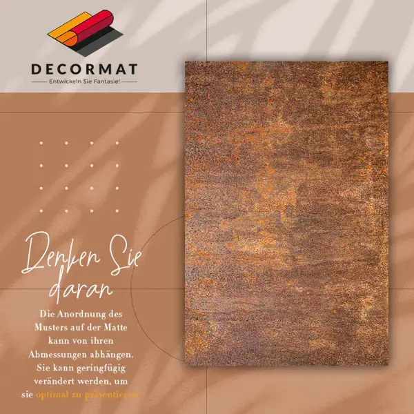 Tapis vinyl Feuille rouillée