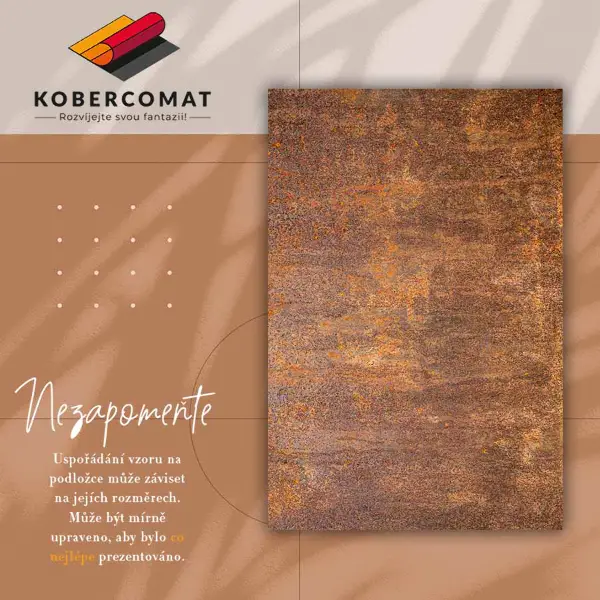 Tapis vinyl Feuille rouillée