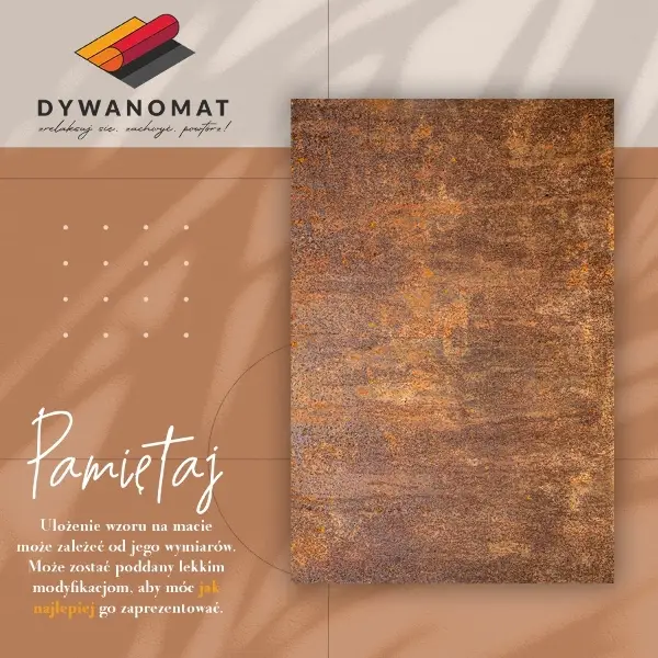 Tapis vinyl Feuille rouillée