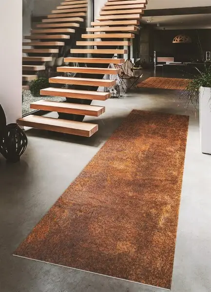 Tapis vinyl Feuille rouillée