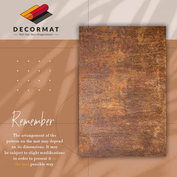 Tapis vinyl Feuille rouillée