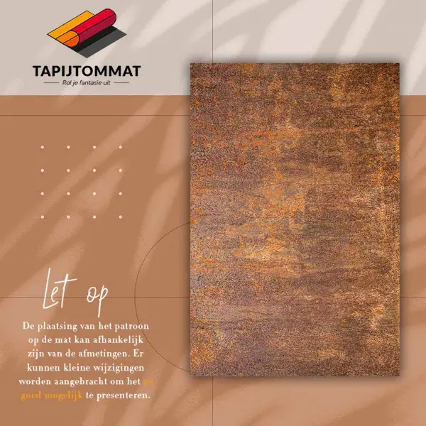Tapis vinyl Feuille rouillée