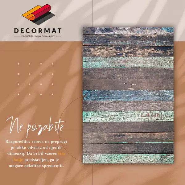 Tapis vinyle Planches horizontales