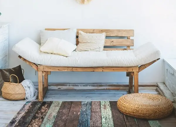 Tapis vinyle Planches horizontales
