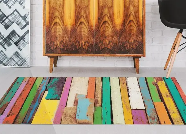 Tapis vinyle Planches horizontales