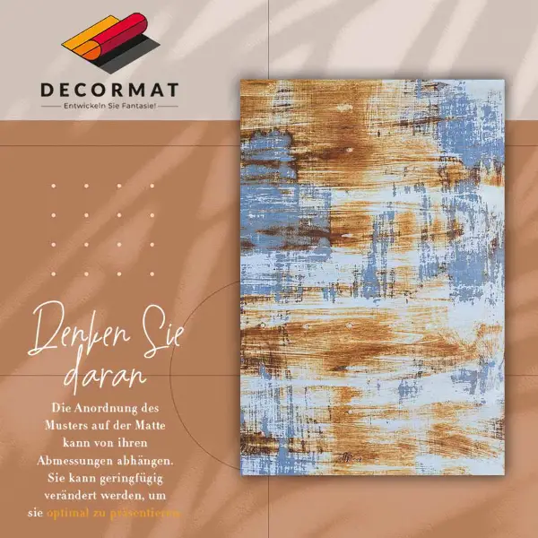 Tapis vinyl Feuille rouillée