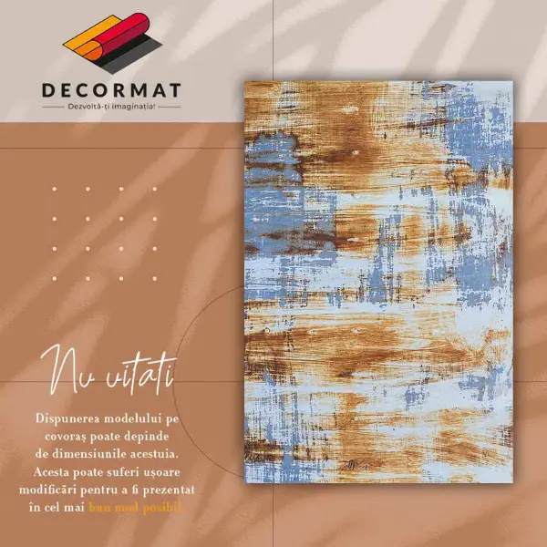 Tapis vinyl Feuille rouillée