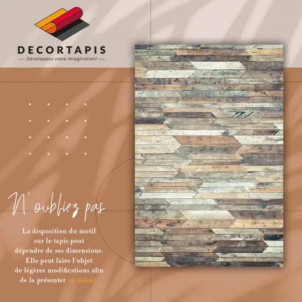 Tapis vinyle Planches horizontales