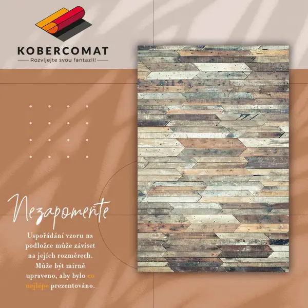 Tapis vinyle Planches horizontales