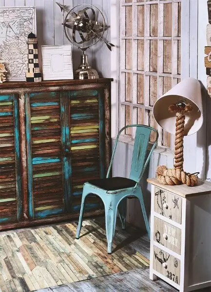 Tapis vinyle Planches horizontales