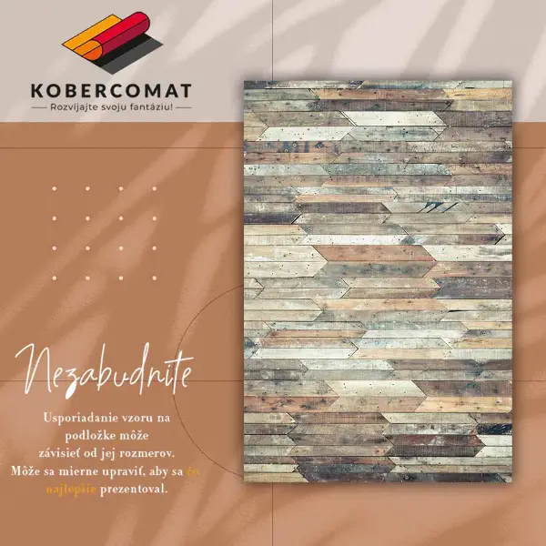 Tapis vinyle Planches horizontales