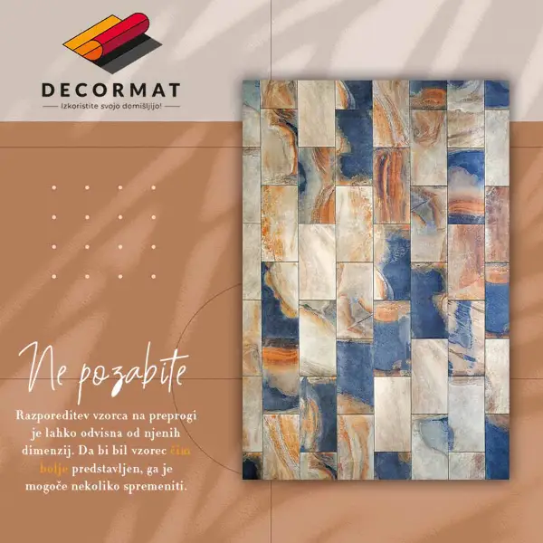 Tapis vinylique Cheville en marbre