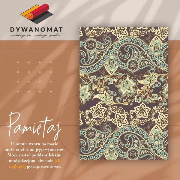 Tapis vinyle Paisley Asian Style