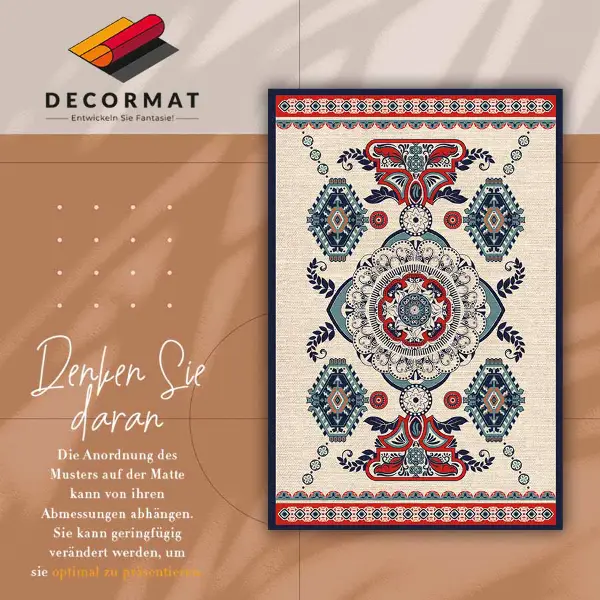 Tapis vinyl Géométrie hindoue