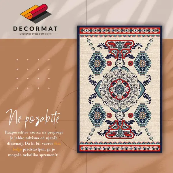 Tapis vinyl Géométrie hindoue