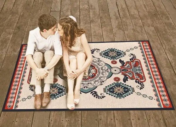 Tapis vinyl Géométrie hindoue