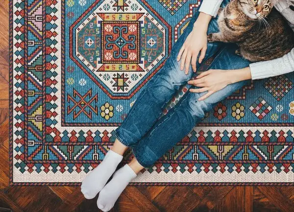 Tapis vinyle Mosaïque classique