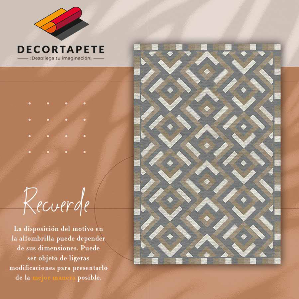 Tapis vinyle Géométrie Aztèque