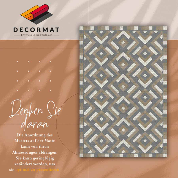 Tapis vinyle Géométrie Aztèque
