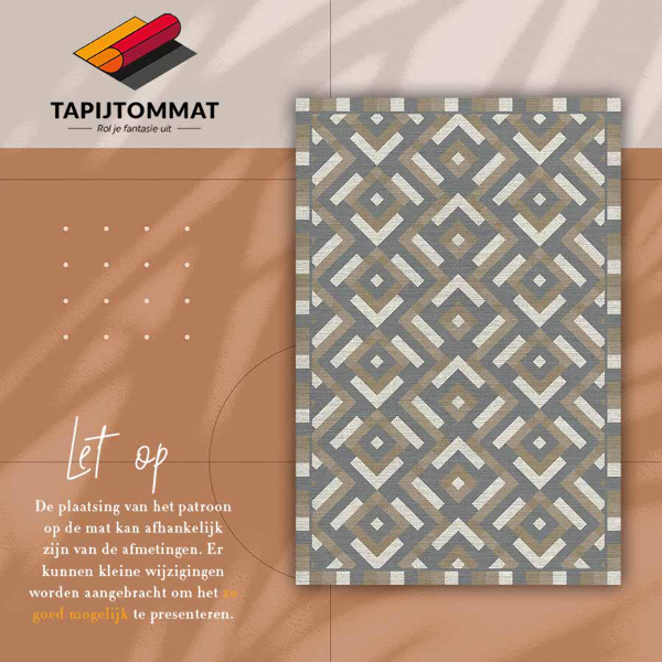 Tapis vinyle Géométrie Aztèque