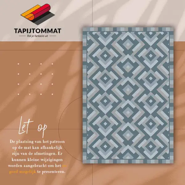 Tapis vinyle Géométrie Aztèque