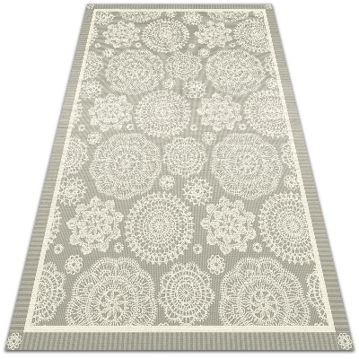 Tapis vinyle Mandalas floraux