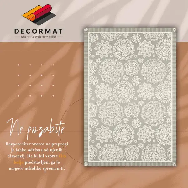 Tapis vinyle Mandalas floraux