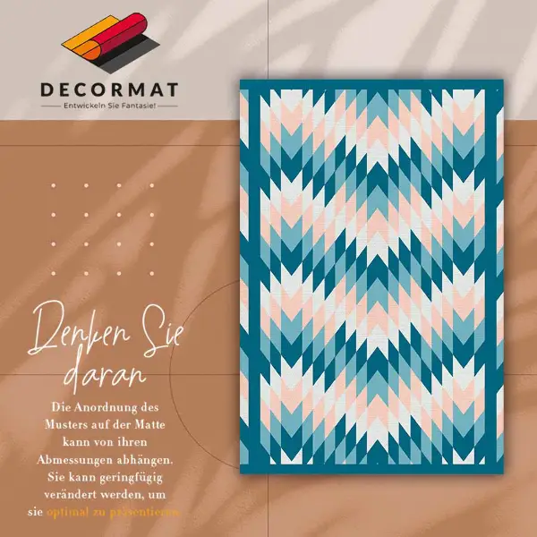 Tapis en vinyl Chodel géométrique