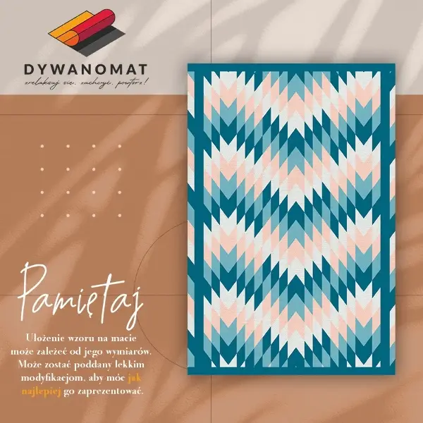 Tapis en vinyl Chodel géométrique