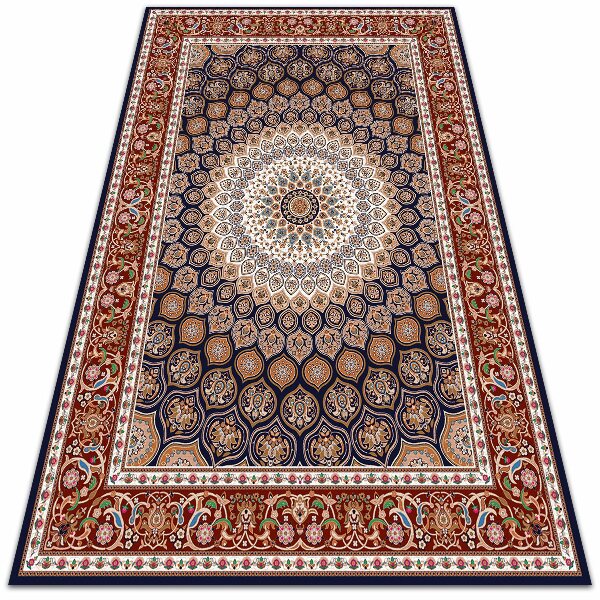 Tapis en vinyl Mandala géométrique