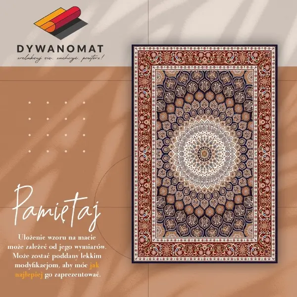 Tapis en vinyl Mandala géométrique
