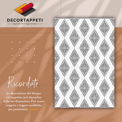 Tapis vinyl Roman géométrique